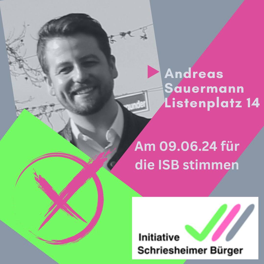 Andreas Sauermann: Listenplatz 14 der ISB