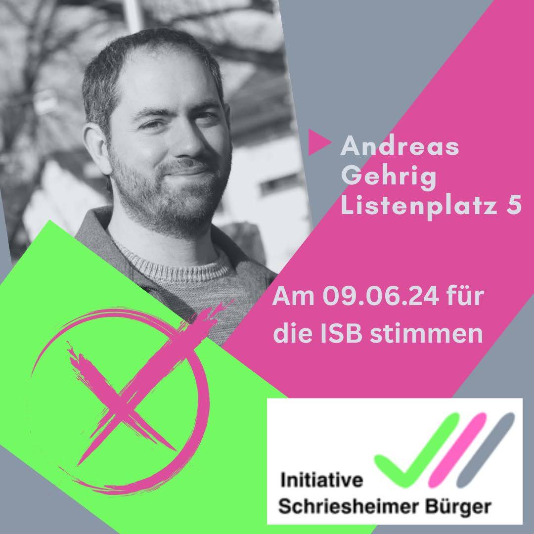 Andreas Gehrig: Listenplatz 5 der ISB